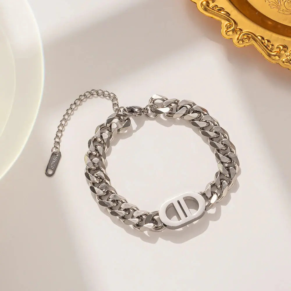 ICONIC AVENUE Bracciale Silver élange